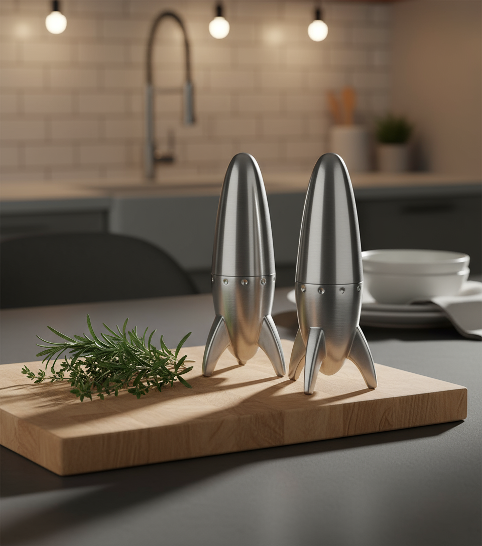 Salt and rocket pepper