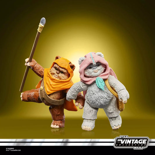 Star Wars The Vintage Collection Wicket and Kneesaa