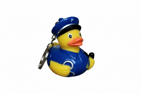 Police Duck Keychain