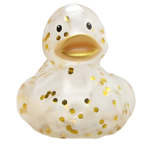 canard classique a paillettes dorees