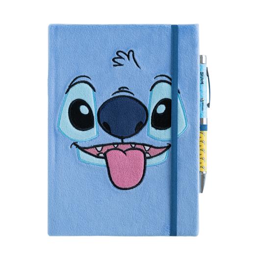 Lilo & Stitch Furry Notebook + Projector Pen - Stitch