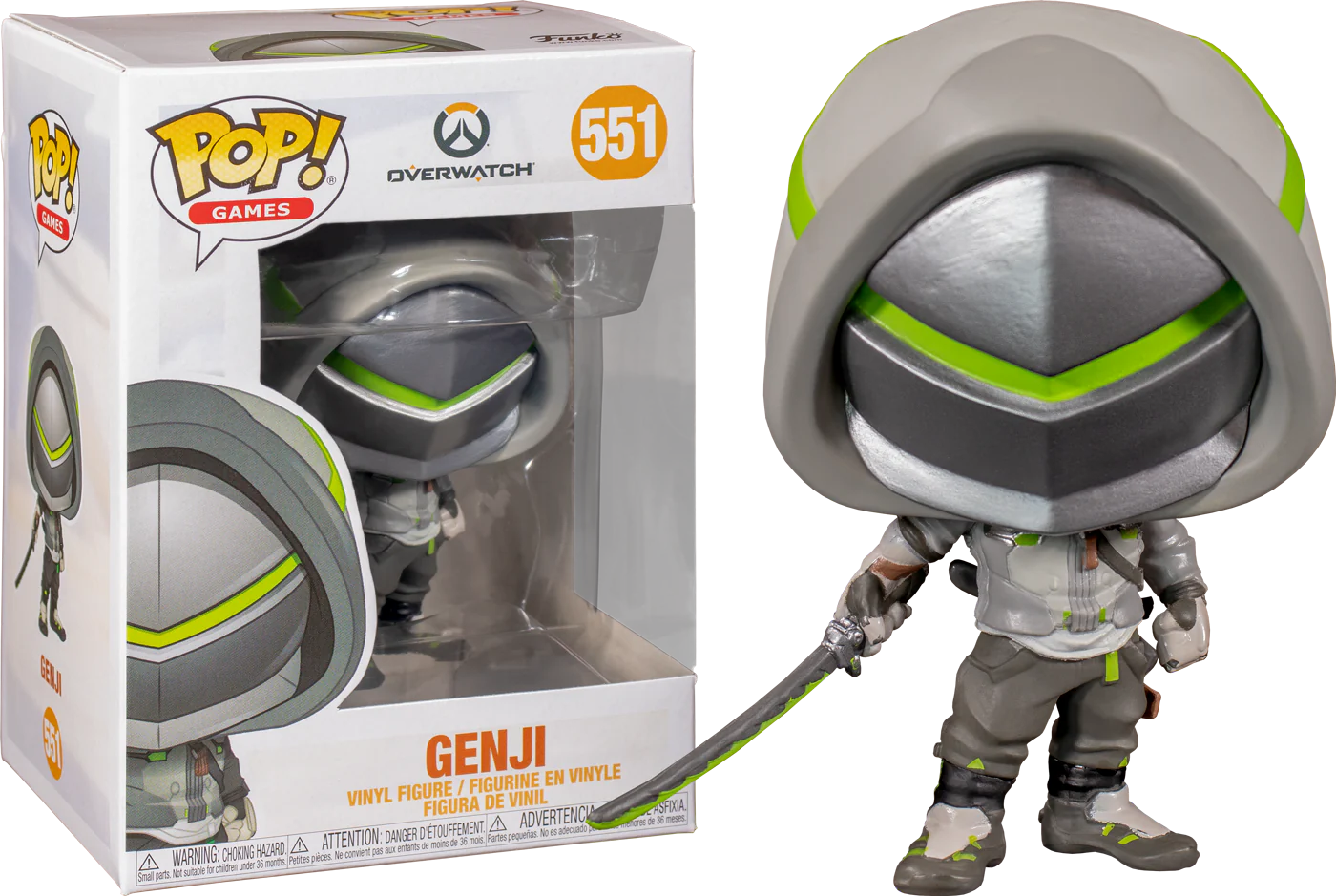 overwatch funko pop n 551 genji