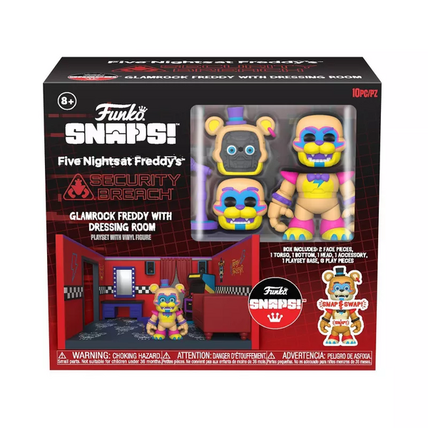 Funko Glamrock Freddy - Snaps! Playset – Five Nights at Freddy's
