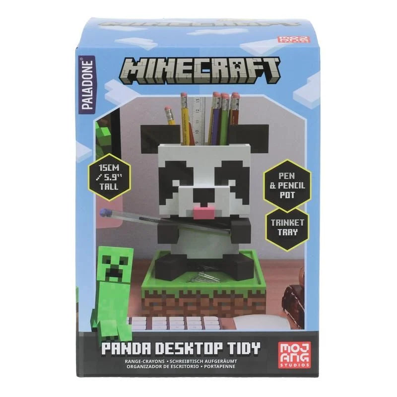 Minecraft Desk Tidy - Panda