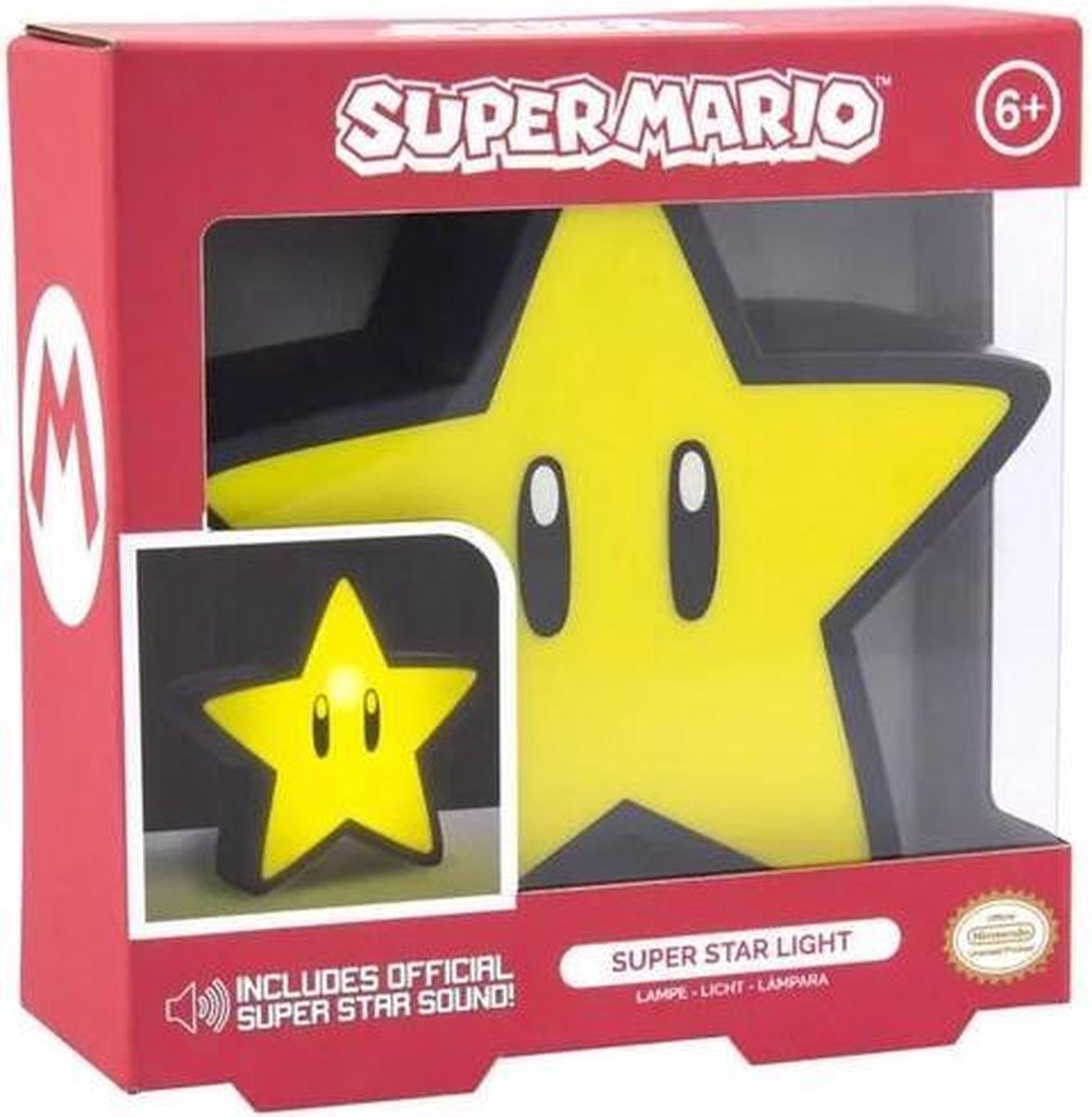Super Mario Sound Lamp - Super Star