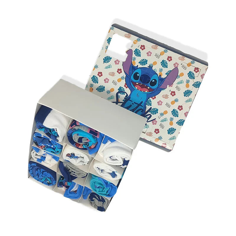 Lilo and Stitch Calendar Gift Box - 12 Pairs of Socks