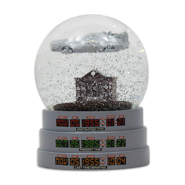 Boule à neige Retour vers le Futur