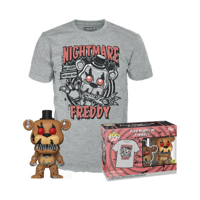 Funko Nightmare Freddy - Pop! & Tee – Five Nights at Freddy's
