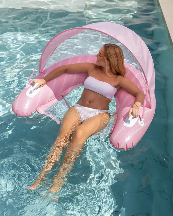Floating seat with mesh and sunshade – TANGO
