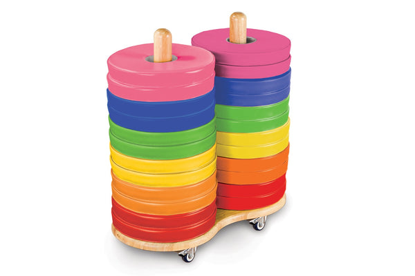 Donut™ Multi-Seat Trolley with 24 Bi-Color Cushions