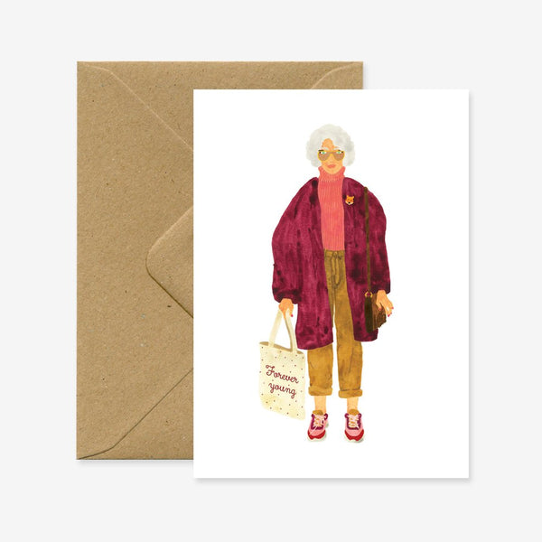 Forever young - Greeting card