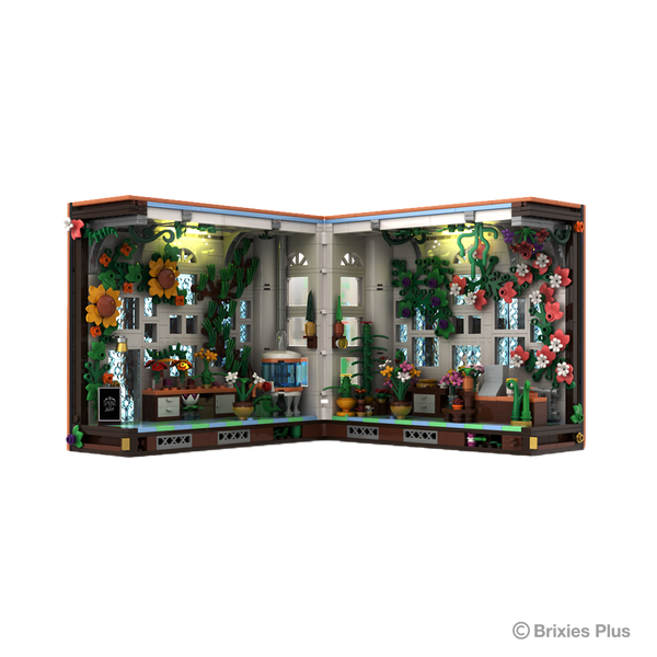BRIXIES Plus Book Nook Flowershop