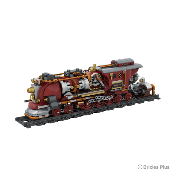 BRIXIES Plus Steampunk Flying Train