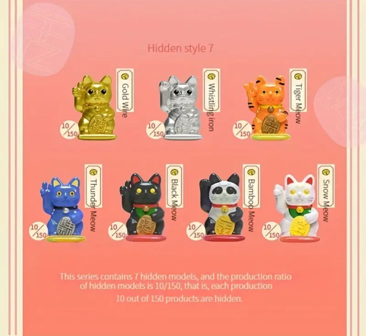 mini chat chanceux boite mystere