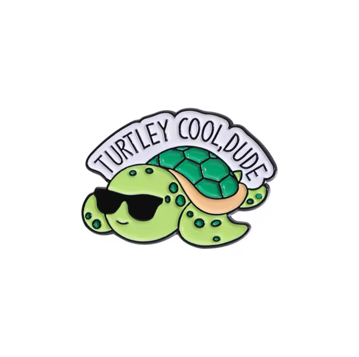pins tortue turtley cool dude