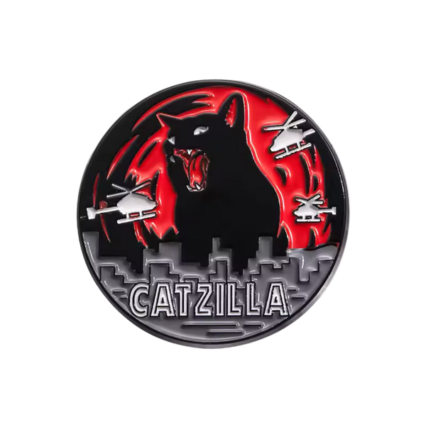 Catzilla Cat Pin
