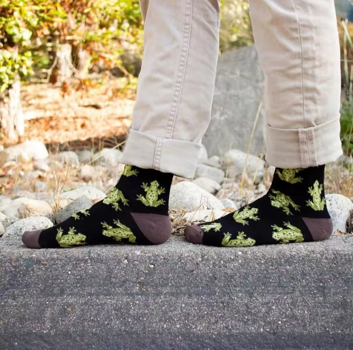 Green Frog Socks