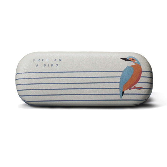 RSPB Free as a Bird Glasses Case - Kingfisher