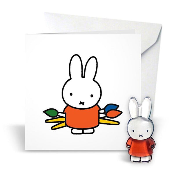 Card with small Miffy Rabbit item
