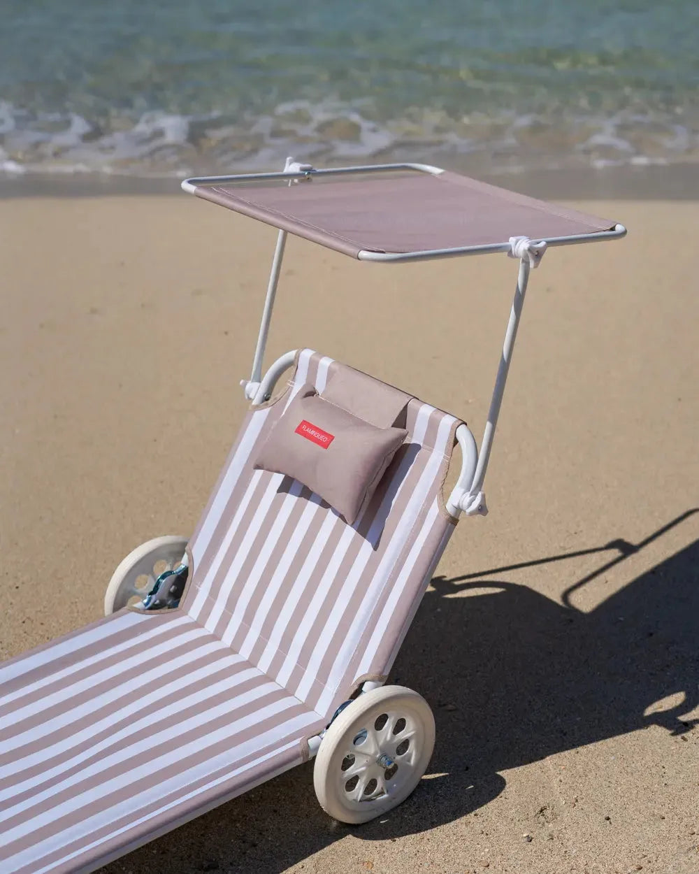 Beach hammock with wheels and parasol – FREYA
