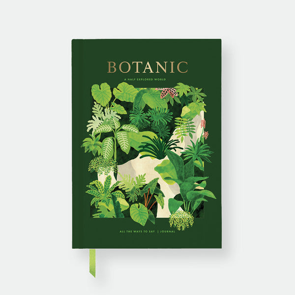 Botanic - Cahier relié cartonné A5