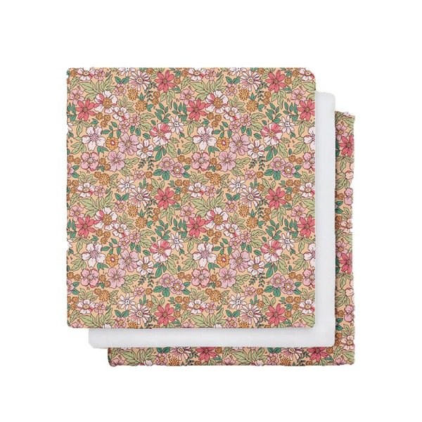 Hydrophilic Cloths - Multicolored - Blossom - 60 x 60 cm - 3 pieces