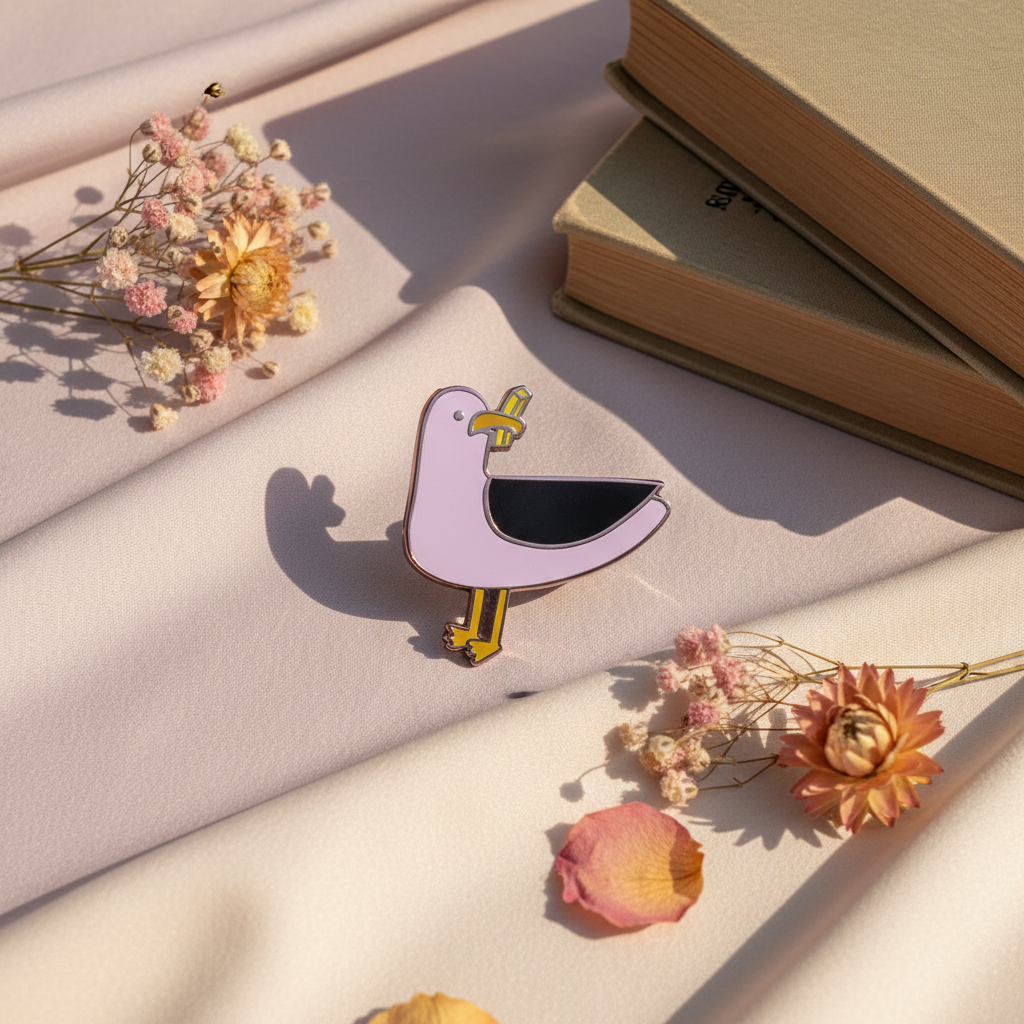 Pin’s Goéland avec Frite