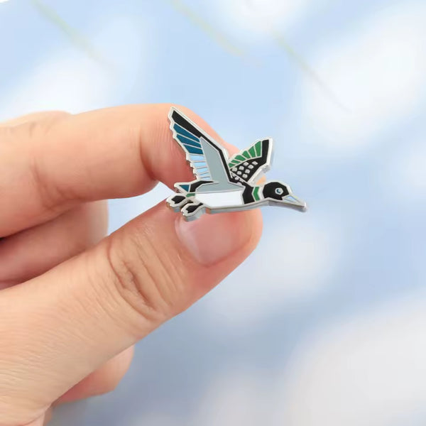 Photo produit - Pin’s Canard Colvert en vol