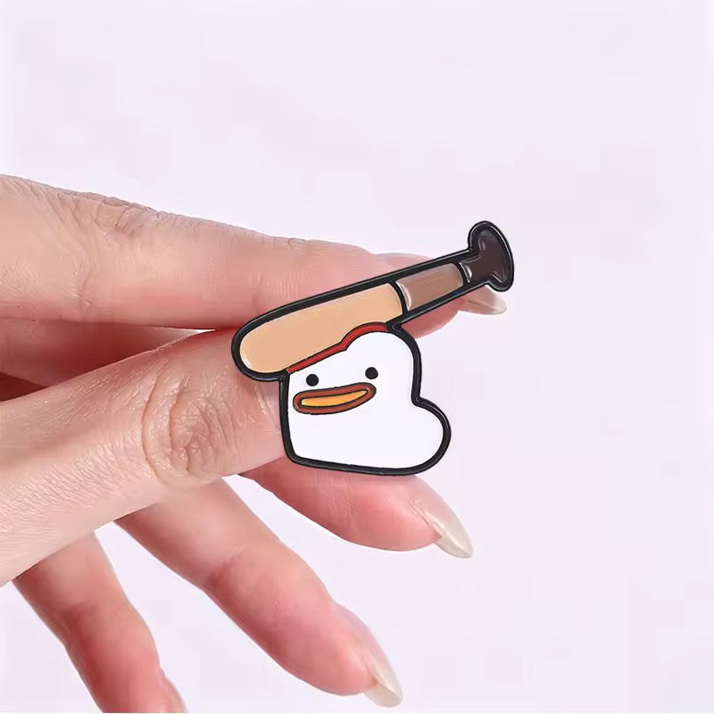 Pin’s Canard Blanc Baseball