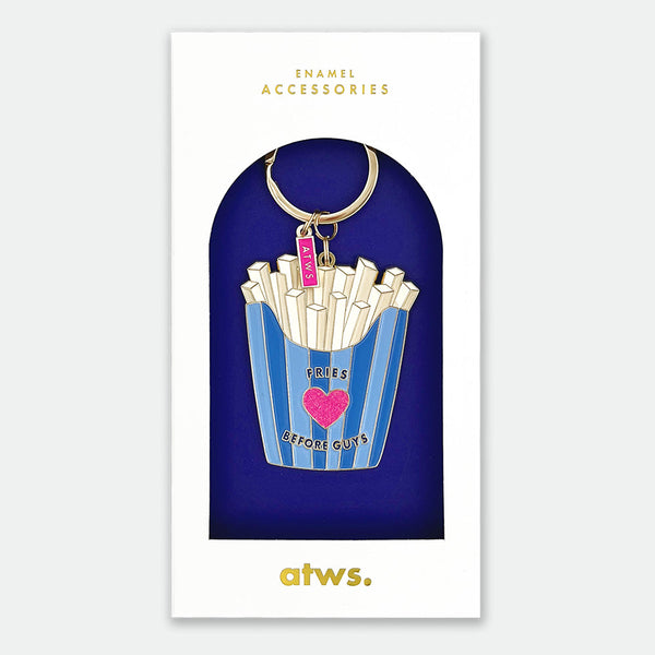 Fries Before Guys - Keychain