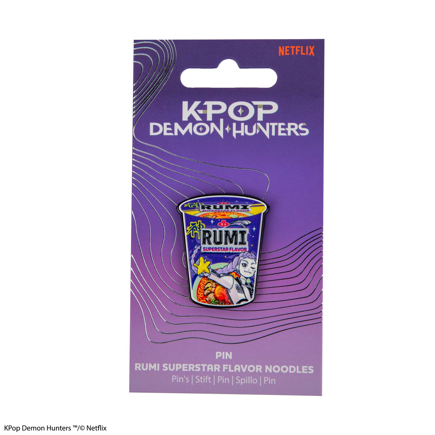 Rumi Noodles Superstar Flavor Pin