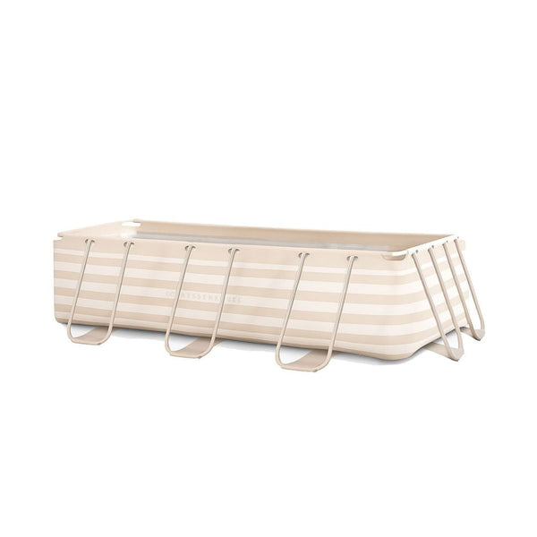 Frame Pool - Beige - Essence - With Filter Pump & Stairs - 400 x 200 x 100 cm