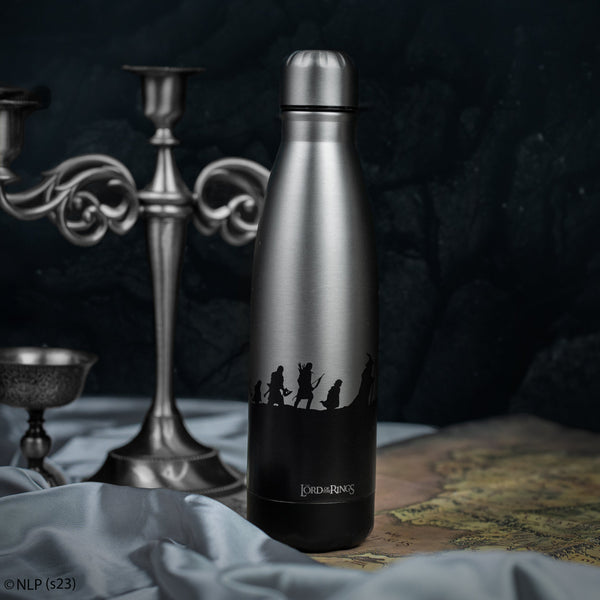 The Fellowship of the Ring Silver Insulated Water Bottle