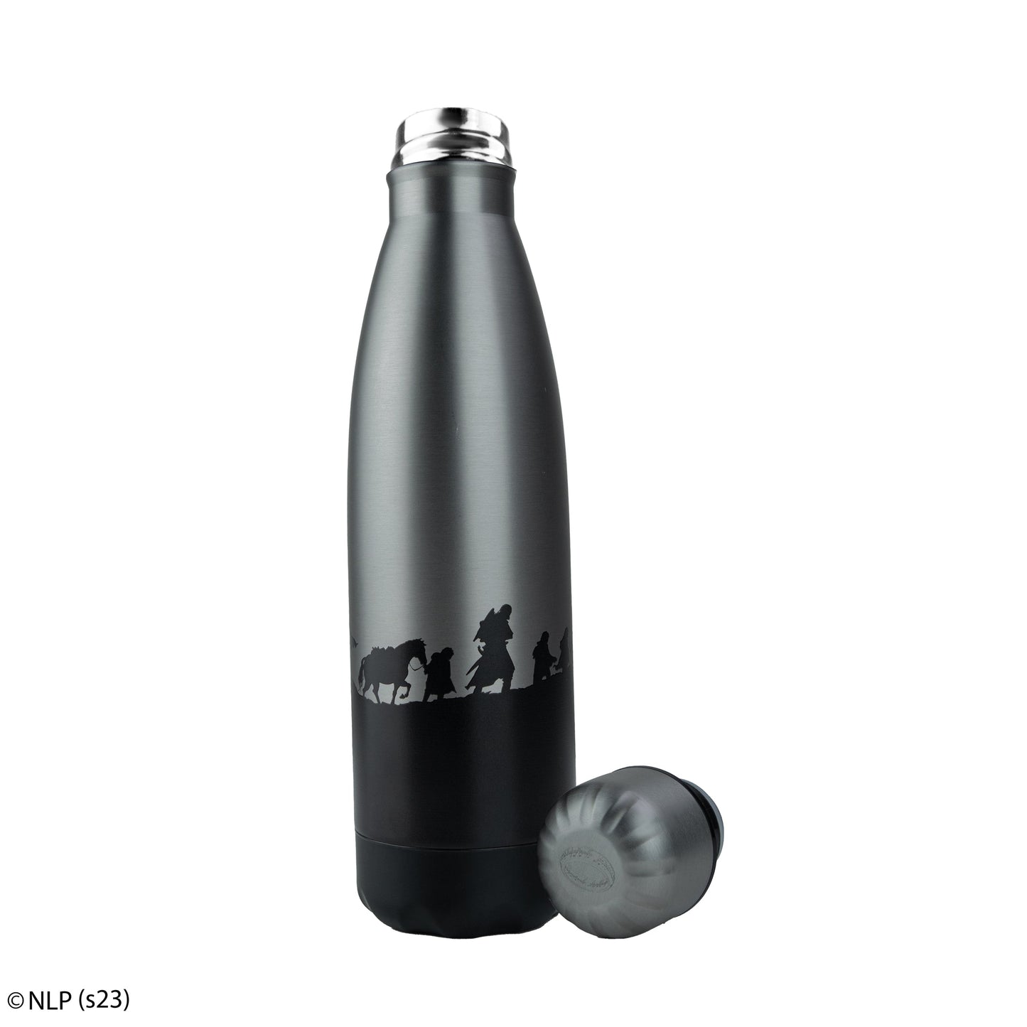 The Fellowship of the Ring Silver Insulated Water Bottle