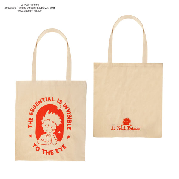 Tote Bag en Coton L'Essentiel est Invisible pour les Yeux
