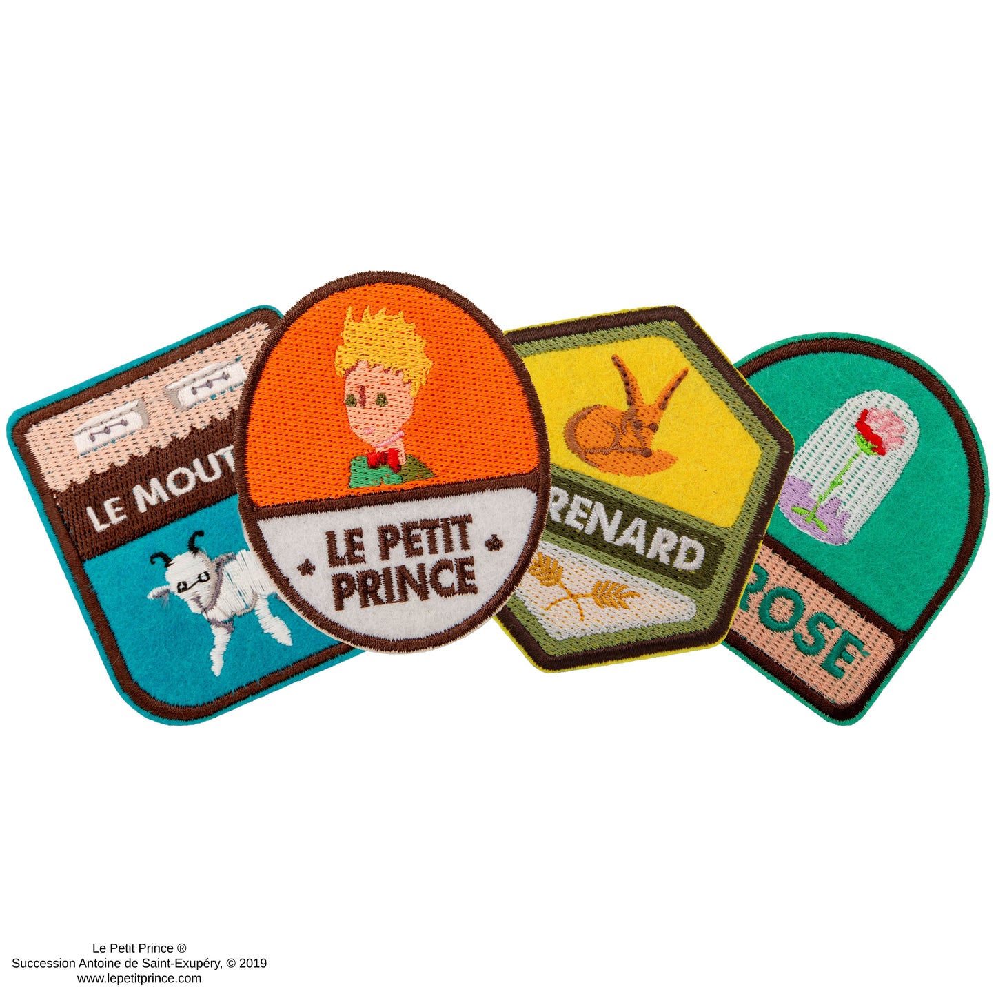 Set of 4 Little Prince Patches