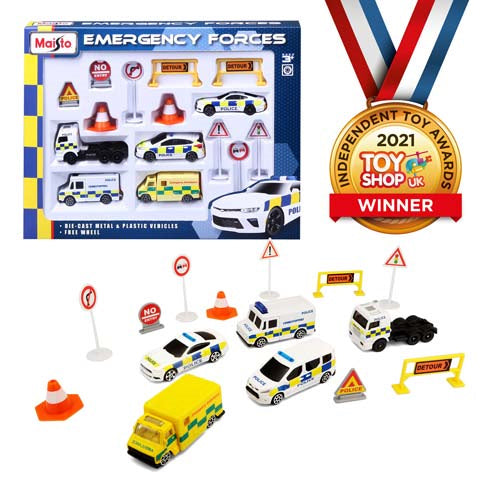 Cool Metal Emergency Force Play Set