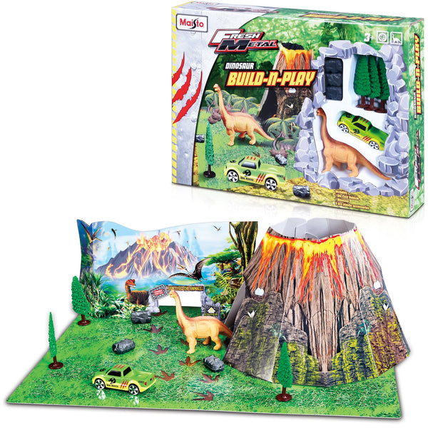 BUILD AND PLAY WITH A COOL METAL DINOSAUR