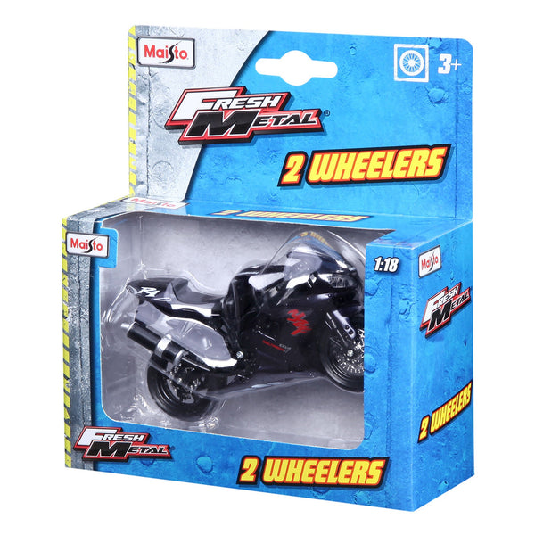 1:18 YAMAHA YZF-R1 MOTORCYCLE - 18-PIECE DISPLAY BOX