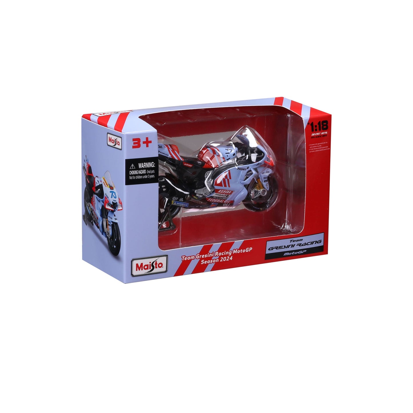 1:18 MOTO 2024 DUCATI DESMOSEDICI GRESINI RACING (#93 MARC MARQUEZ)