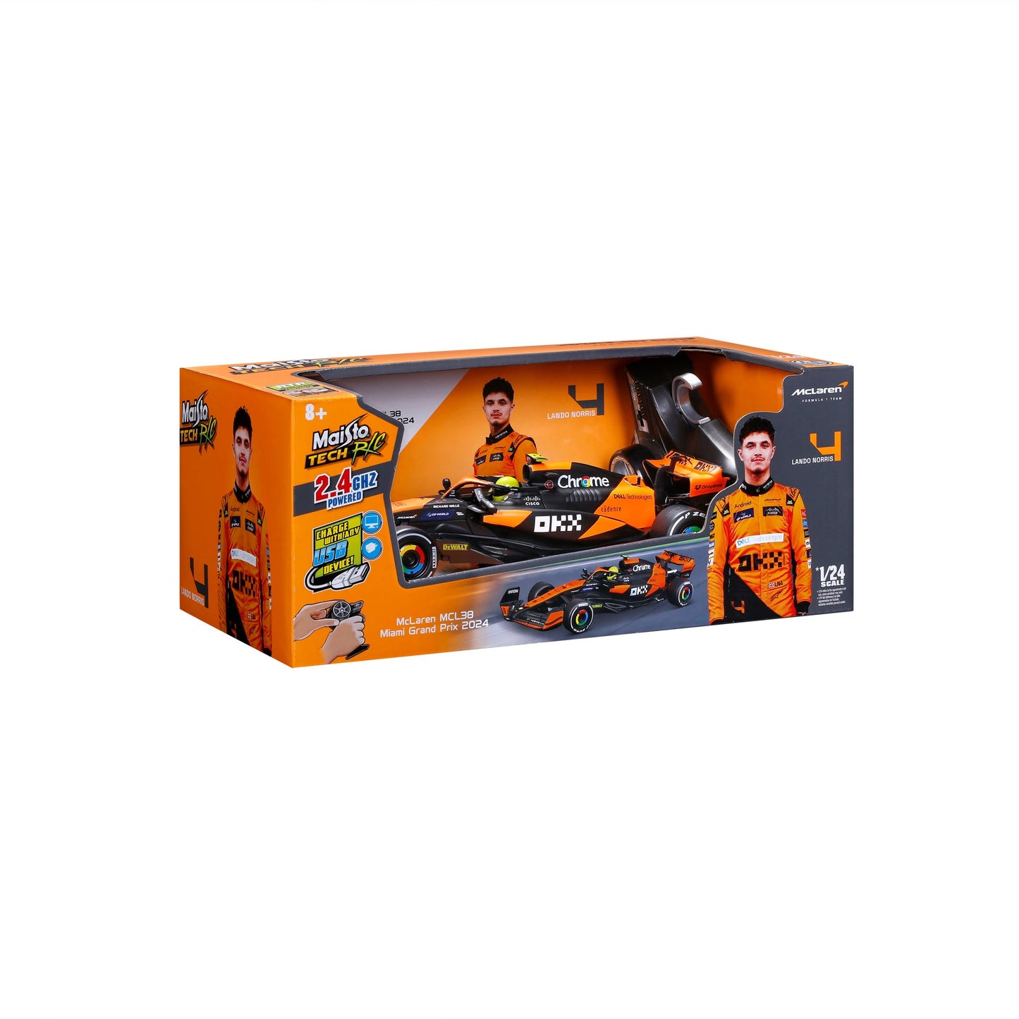 1:24 PREMIUM RC F1 MCLAREN 2024 NORRIS 2.4 GHz