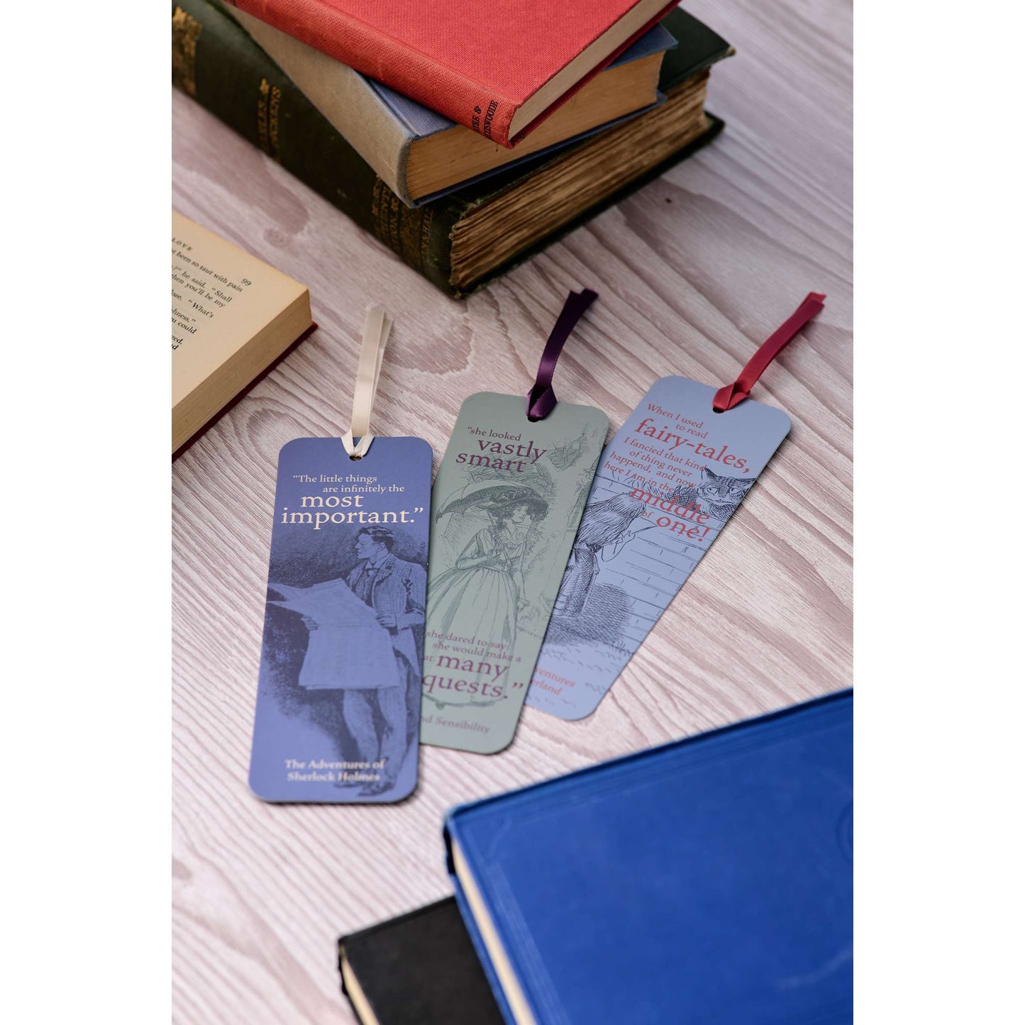 Pulteney Press Alice paper bookmark