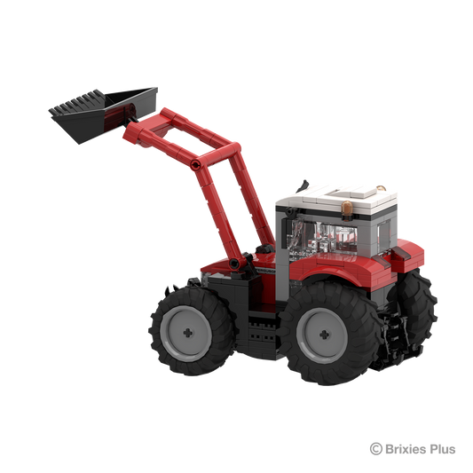 BRIXIES Plus Massey 5S with Front Loader - 1:32