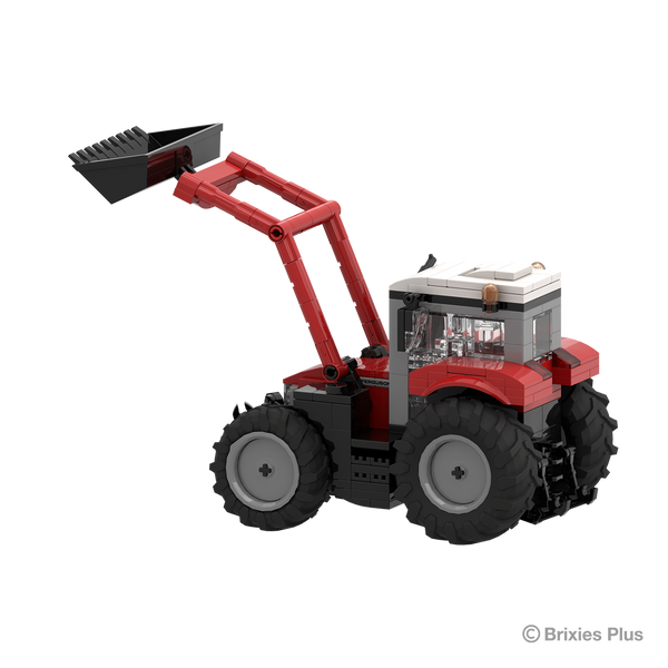 BRIXIES Plus Massey 5S with Front Loader - 1:32