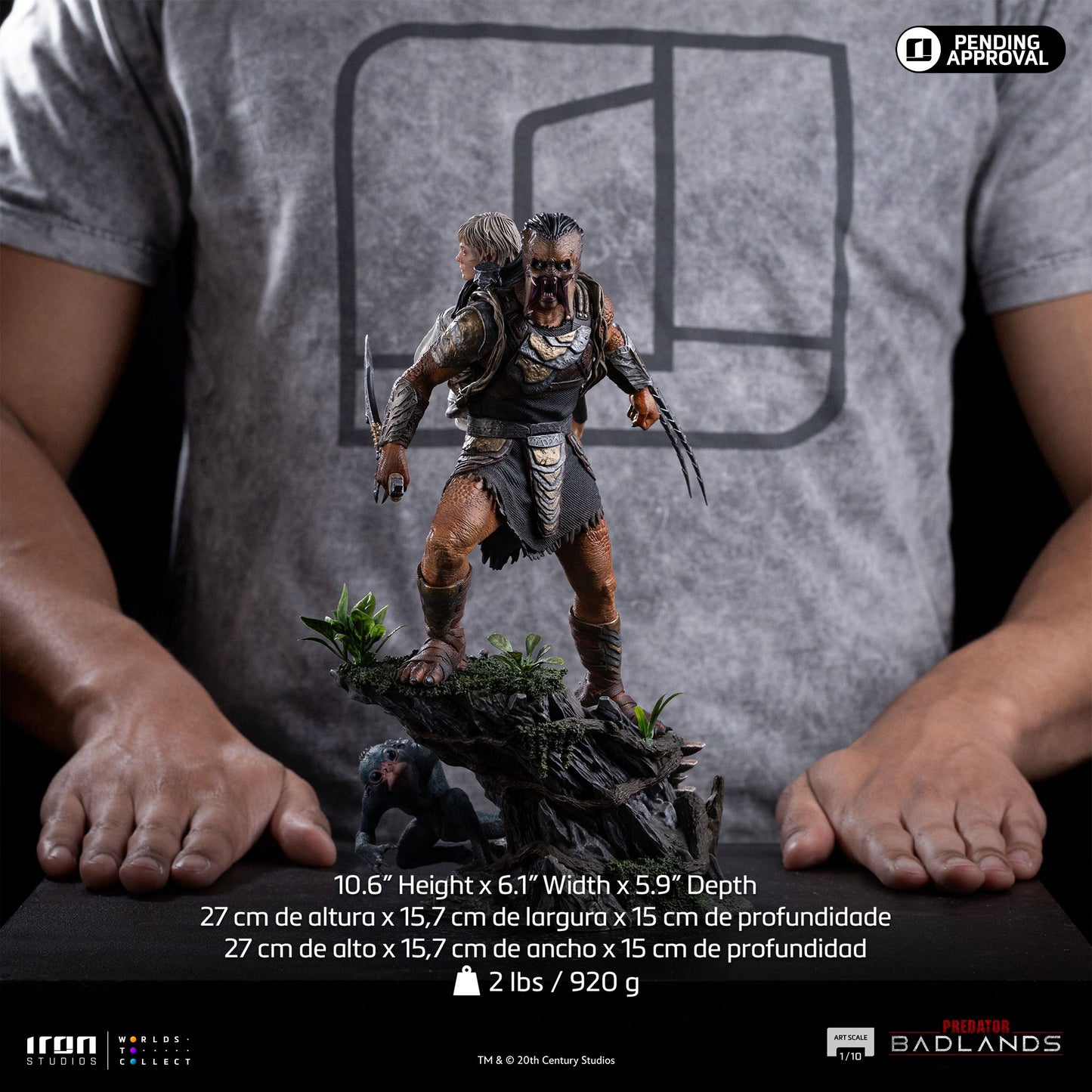 Pre-Order - Predator Dek & Thia Statue - Predator: Badlands - Art Scale 1/10 - Iron Studios