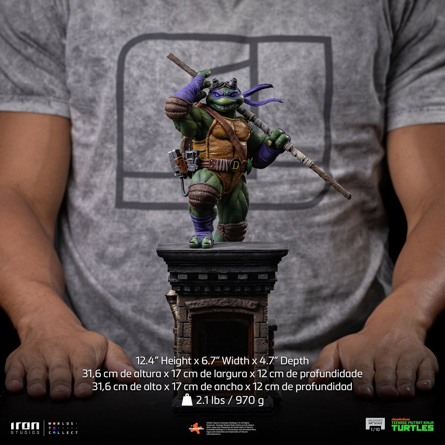 Pre-Order - Donatello Unleashed Statue - Teenage Mutant Ninja Turtles - Art Scale 1/10 - Iron Studios