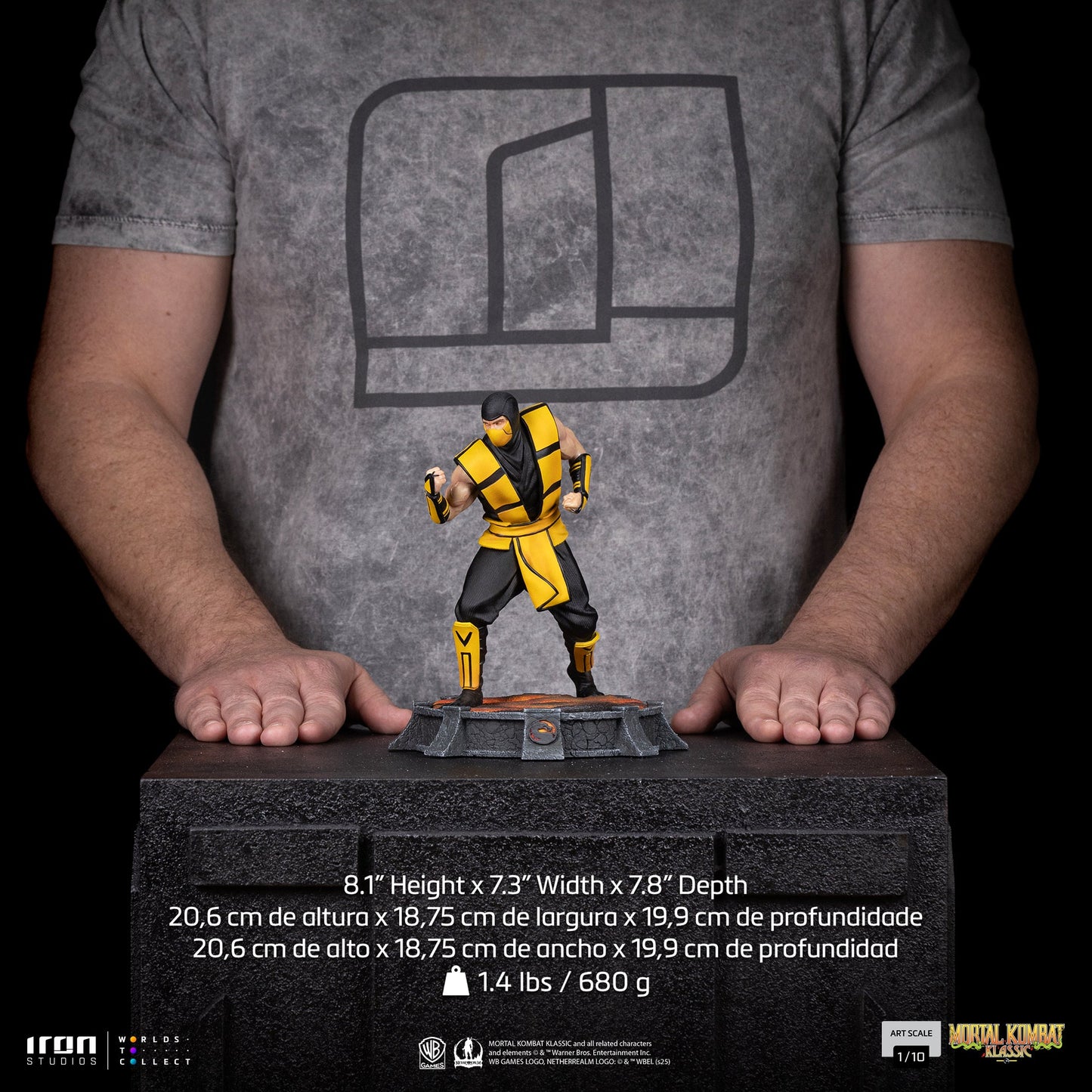 Scorpion Statue (Variant) - Mortal Kombat - Art Scale 1/10 - Iron Studios