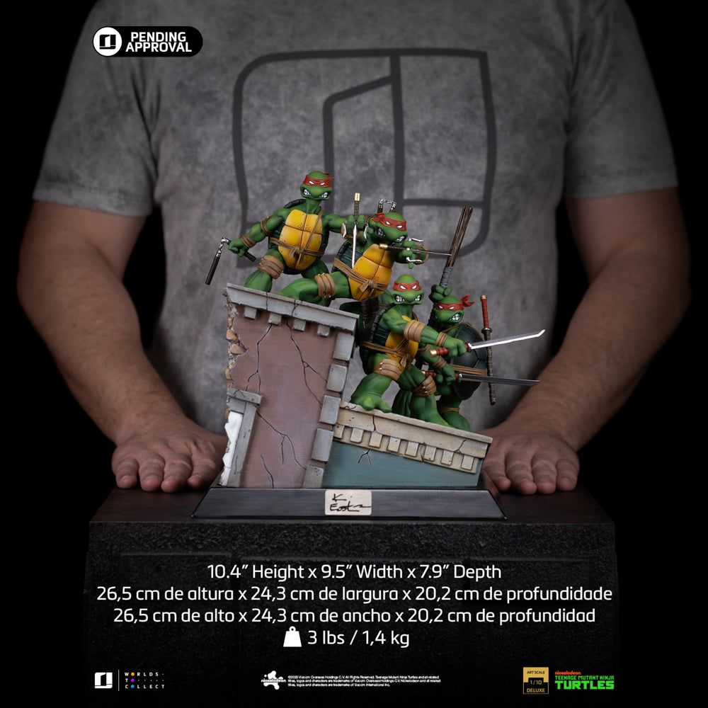Pre-Order - TMNT 1st Cover Set Statue (Signed Version) - Teenage Mutant Ninja Turtles - Art Scale 1/10 - Iron Studios