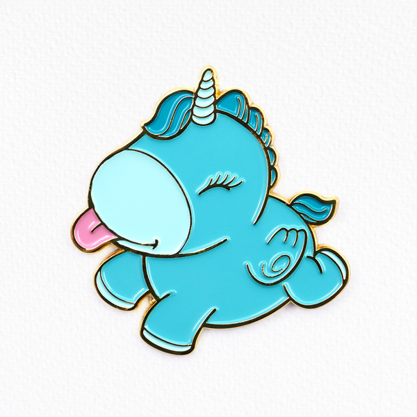 Mount'n Peak - Large Enamel Unicorn Pin Badge
