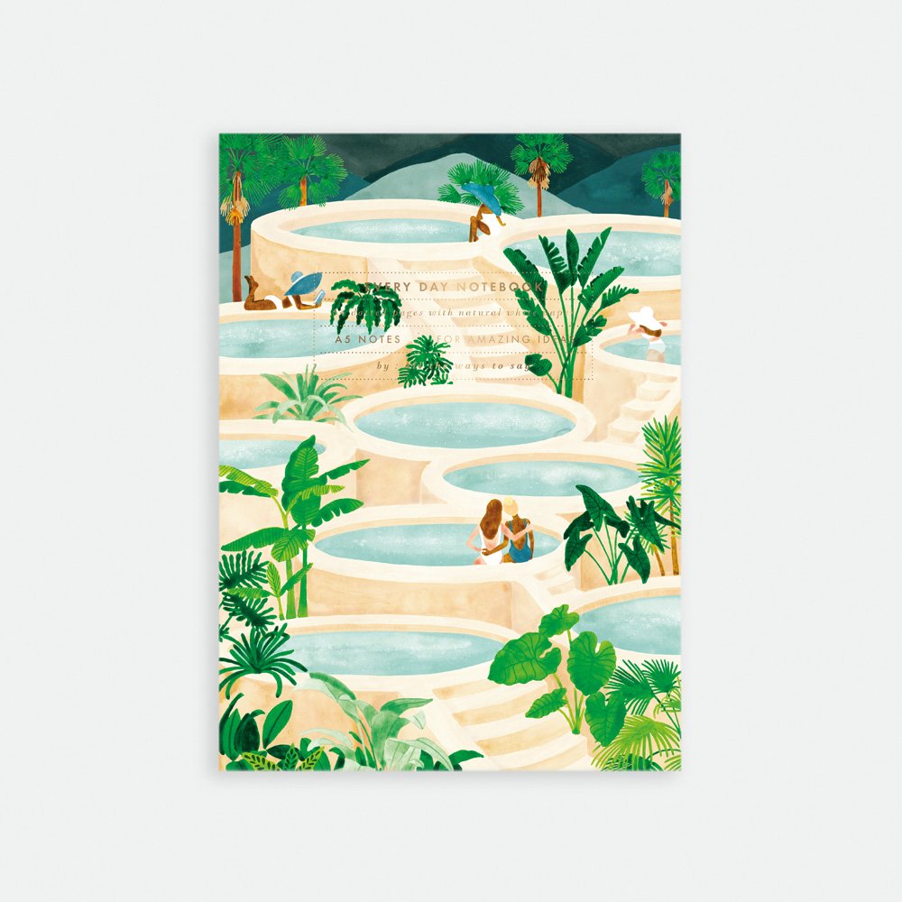 Natural Spa - A5 Notebook